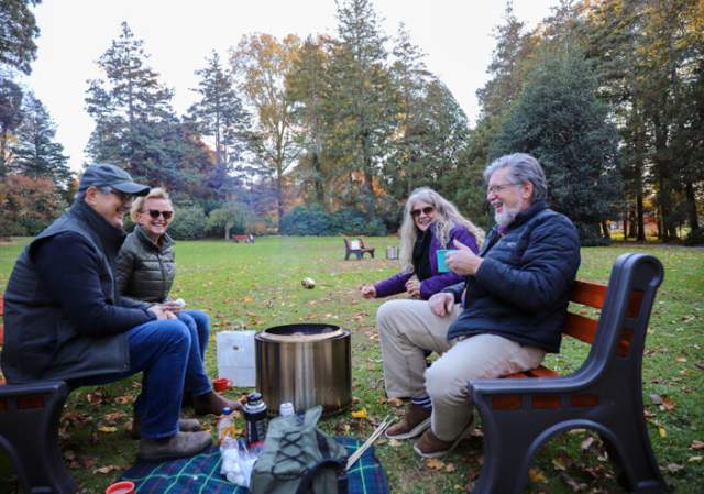 Cozy Autumn Fires and Tasty Treats