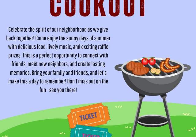 End of Summer Community Cookout