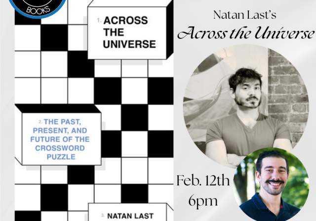Author Event! Natan Last's "Across the Universe"