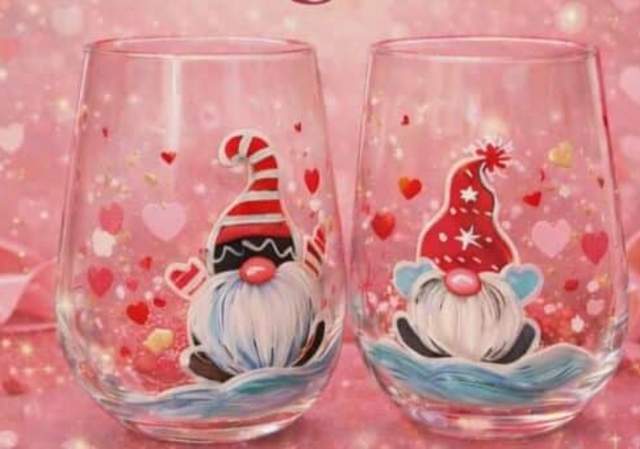 GALENTINE’S TIPSY GNOME WINE GLASS PAINT NIGHT