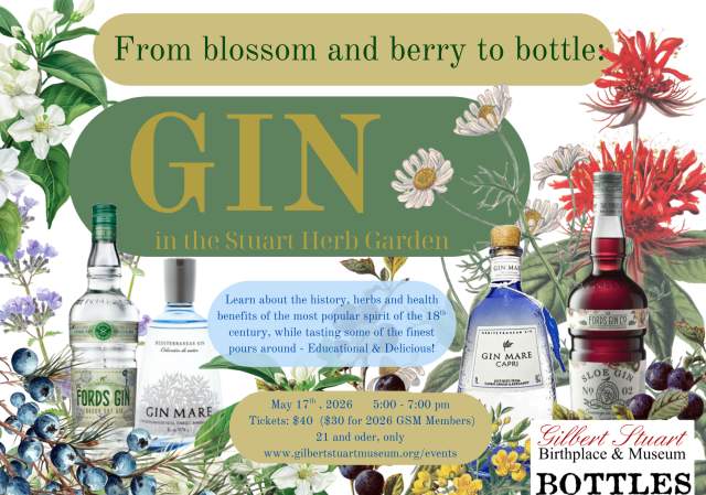 Gin in the Stuart Herb Garden