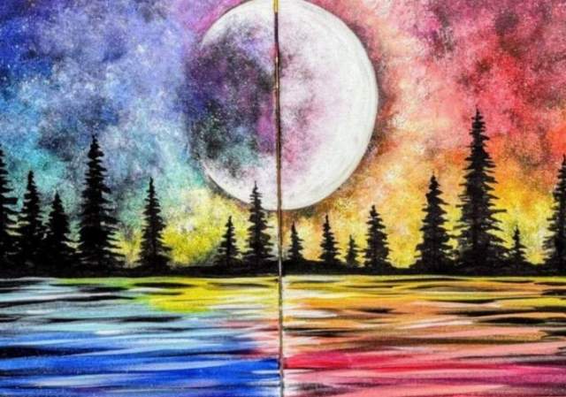 Galactic Night - Couples Painting Class