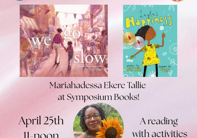 Children's Event: Mariahadessa Ekere Tallie Reads at Symposium Books!