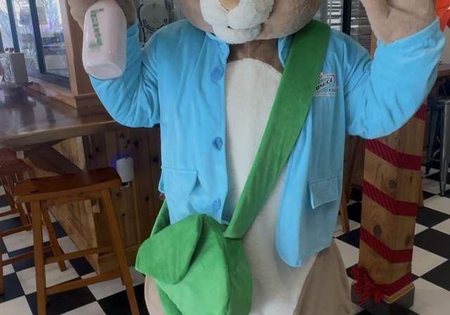 Munroe Dairy Hosts Peter Rabbit