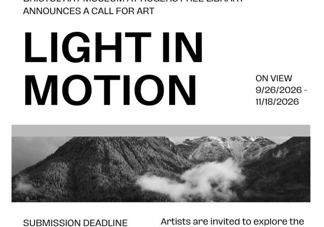 Bristol Art Museum Announces Call for Art: Light in Motion