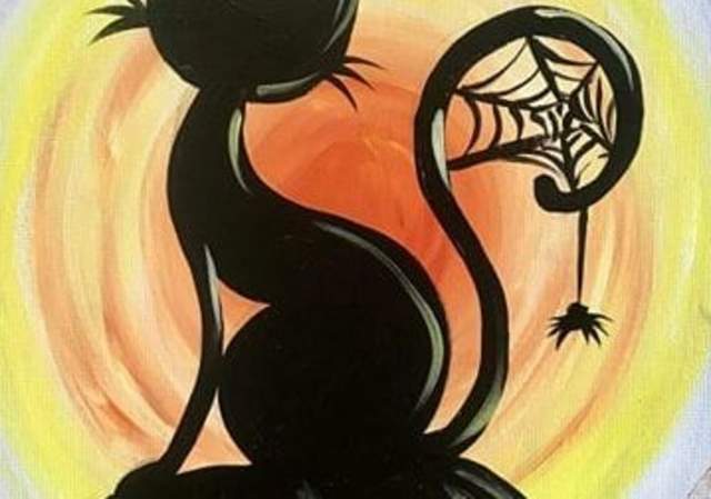 Meow At The Moon (All Ages)  - Painting Class