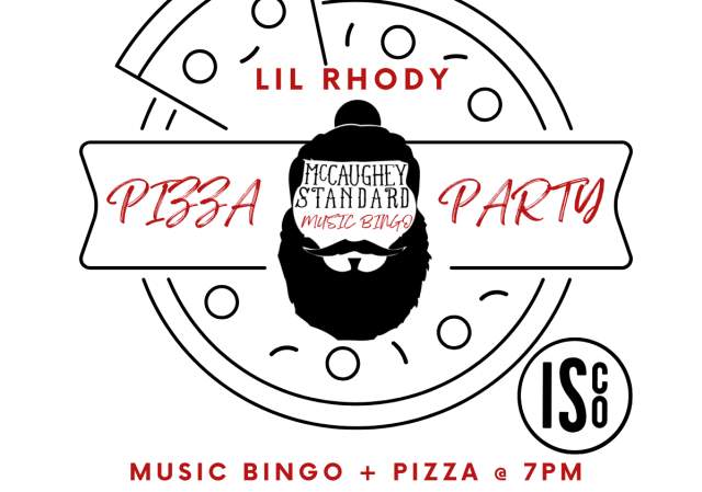 Music Bingo + Li’l Rhody Pizza Party — Every Friday at ISCO Spirits