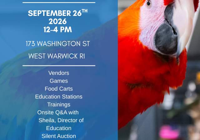 2026 Open House at RI Parrot Rescue