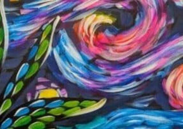 Psychedelic Night - Painting Class