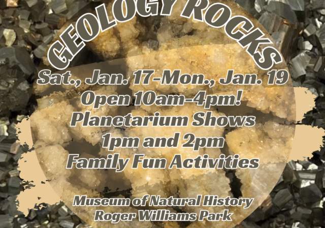 Geology Rocks Weekend at the Museum of Natural History in Roger Williams Park