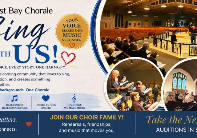 West Bay Chorale: Sing with Us Open Rehearsals