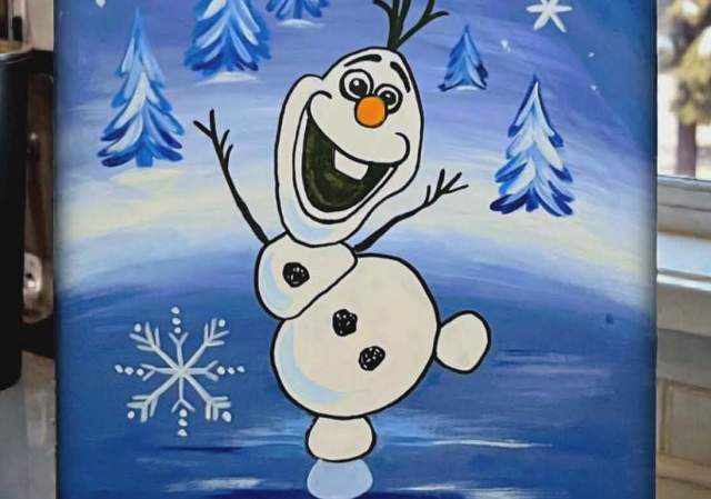 Snow Much Fun (All Ages) - Pizza Party Painting Class