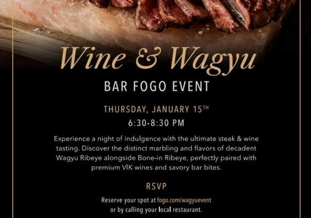 Waygu & Wine Event