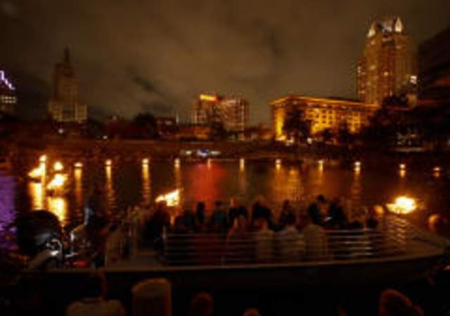 WaterFire Providence - Basin Lighting