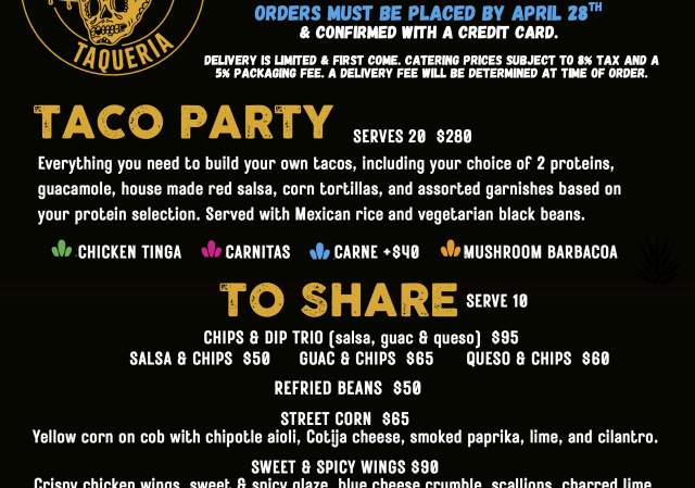 Cinco de Mayo Catering from Yellow Door!