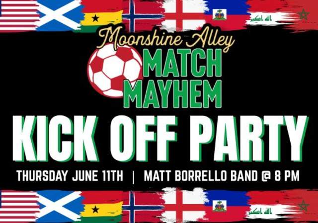 Kick Off Party! - Moonshine Alley Matchday Mayhem