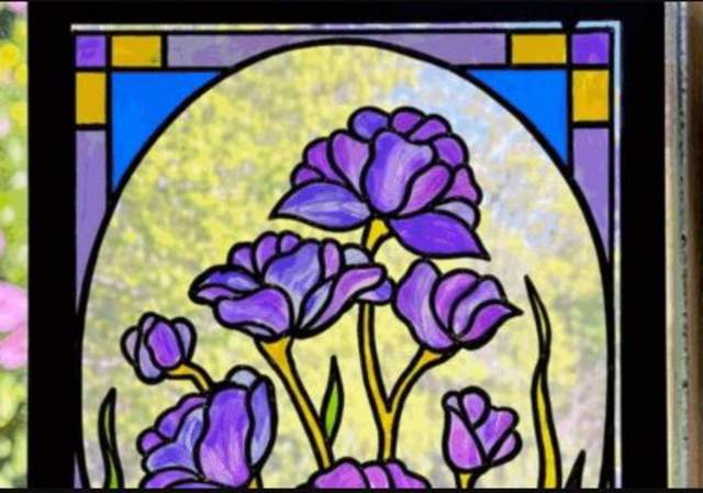 Garden Glow Glass Art - Painting Class