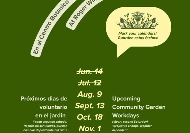 Community Garden Workday (Volunteer Opportunity)