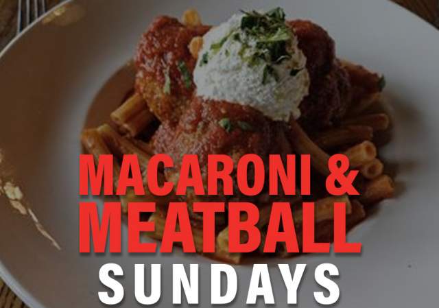 Macaroni & Meatball Sunday