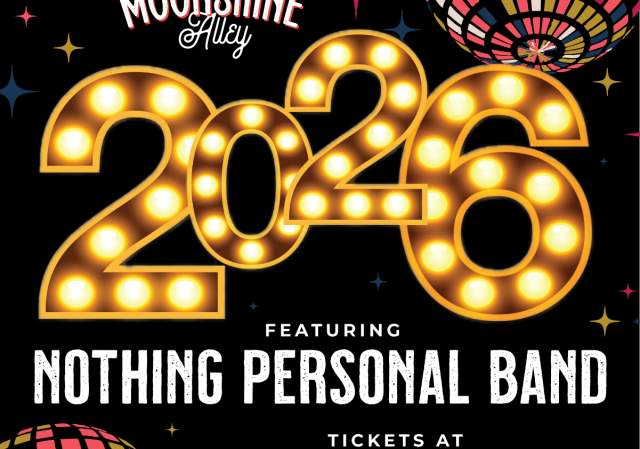 Moonshine Alley's New Years Eve with Nothing Personal Band!