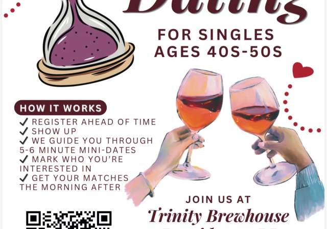 Speed Dating Ages 40s-50s at Trinity Brewhouse