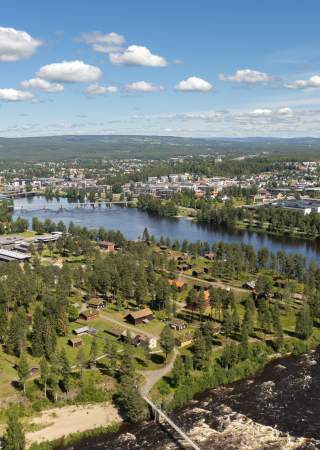 Dronebilde fra Glomdalsmuseet - Sommer 2022