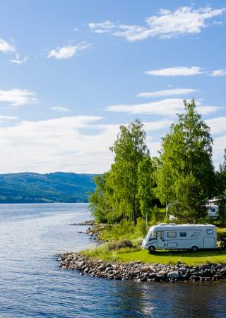 Lyngstrand Camping - Bobilplass ved Randsfjorden