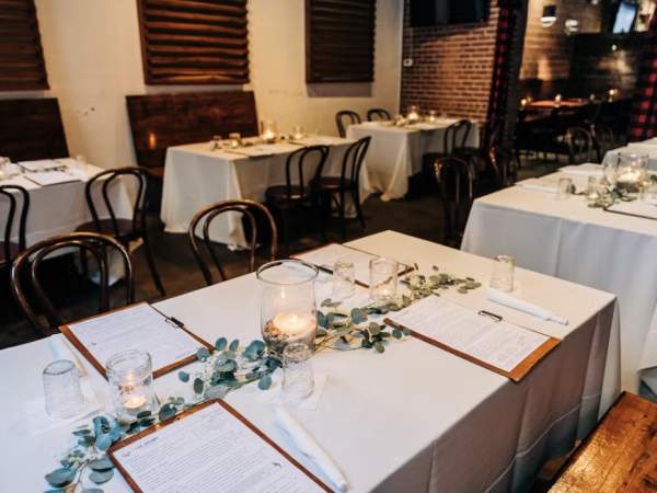 Private dining at the hound