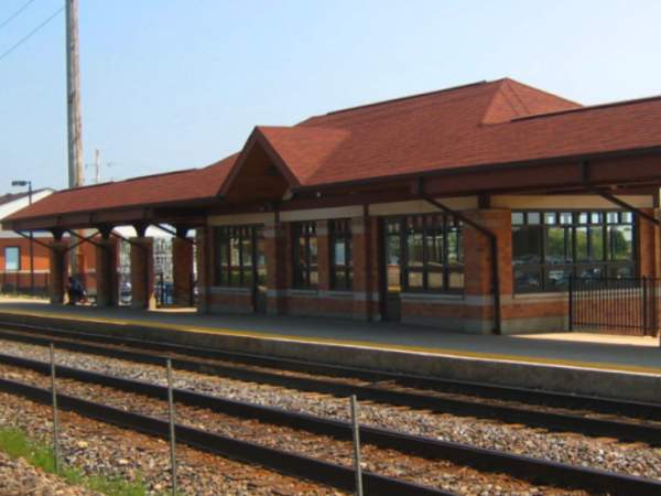 Route 59 Metra Station Stop