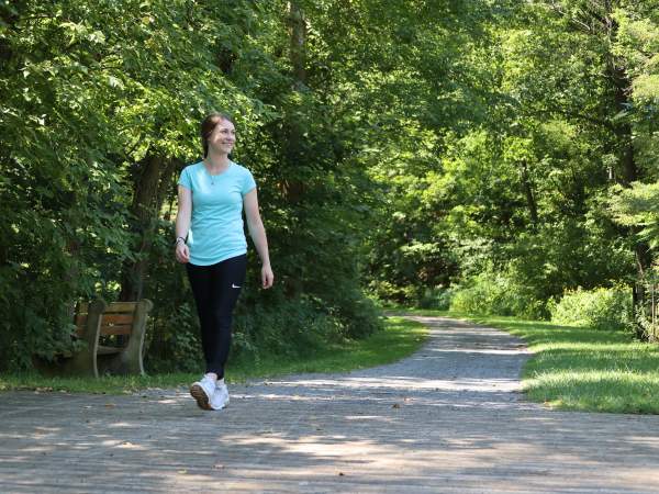 Hiking on the Lower Trail