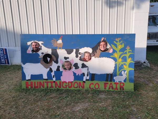 Family at the Huntingdon County Fair
