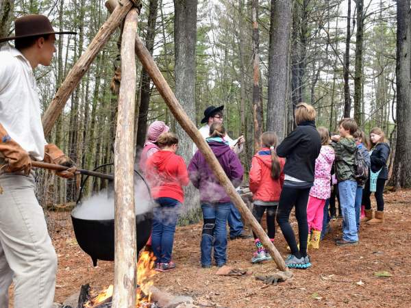 Kids at an educational program at Shaver's Creek Environmental Center