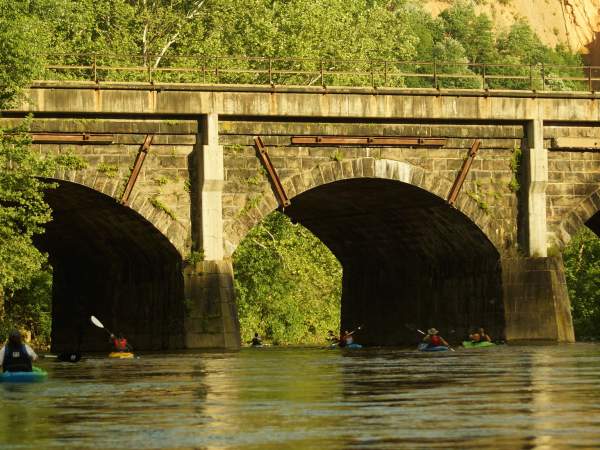 Mapleton Arch Trestle along the Juniata River Water Trail