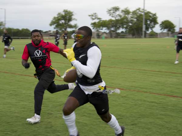 Flag Football running