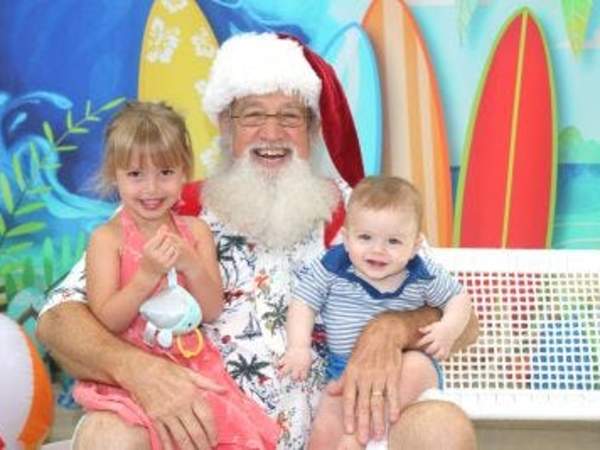 Christmas in July Photos with Santa