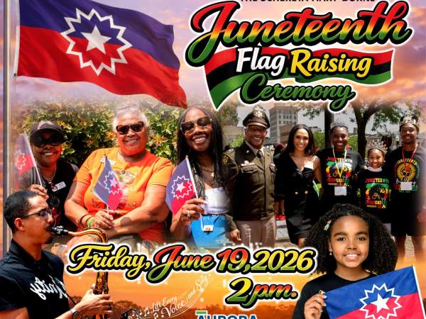Aurora Juneteenth Flag Raising Ceremony