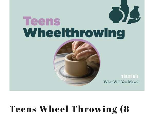 Teens Pottery Wheel-throwing Class