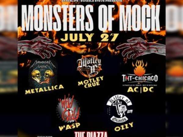 Tributes to AC/DC, Ozzy Osbourne, Metallica, Motley Crue & WASP