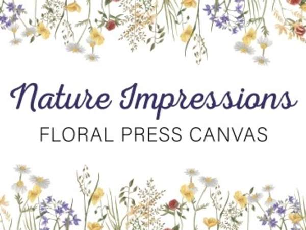 Nature Impressions: Floral Press Canvas