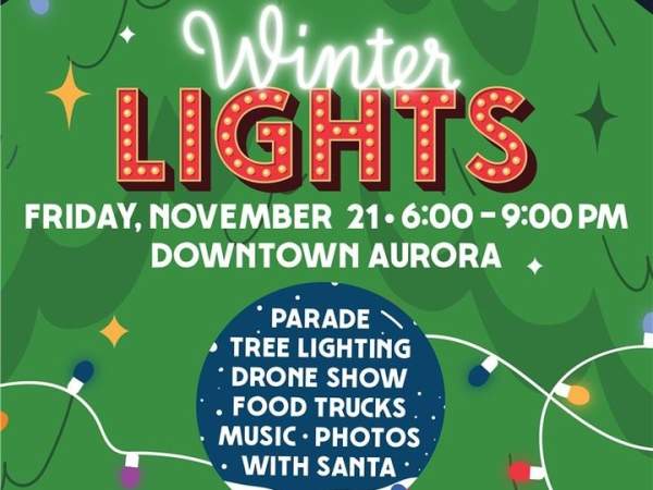 Winter Lights - Downtown Aurora