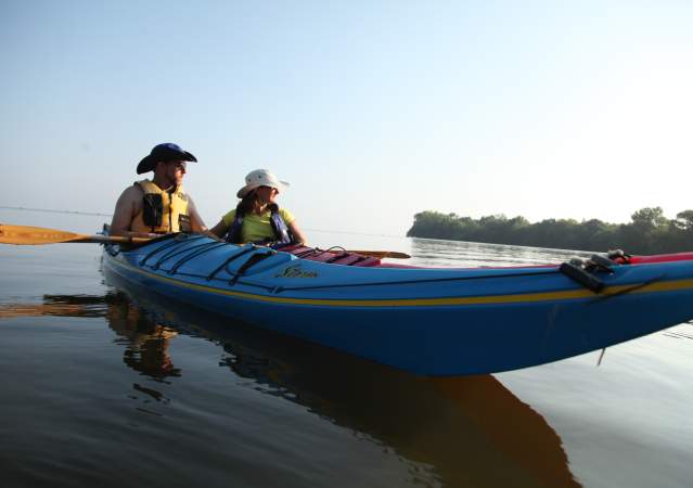 Kayaking Couple