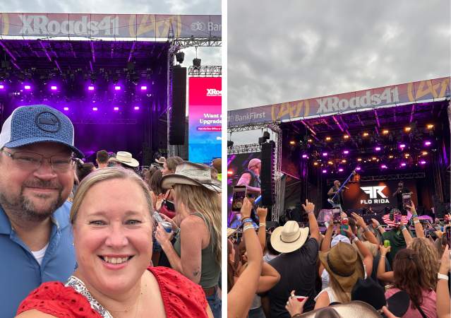 Michelle and Mark enjoy XRoads41 in oshkosh, Wi