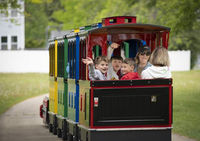 NEW Train at Menominee Park and Zoo in Oshkosh, Wisconsin