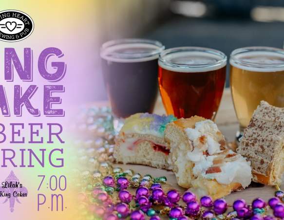 King Cake and Beer Pairing