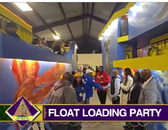 KREWE OF SOBEK FLOAT LOADING PARTY