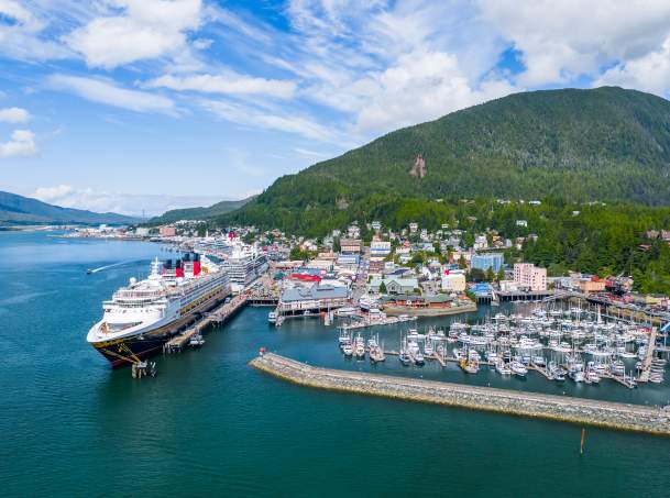 Downtown Cruise Ship Aerial View 2025 - 3