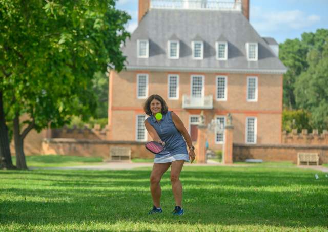 Tennis on the Governor's Palace