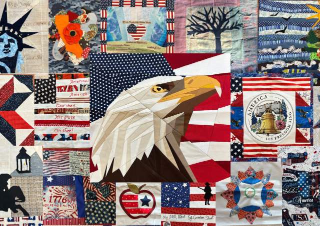 Quilt squares for the Great American Birthday Quilt.