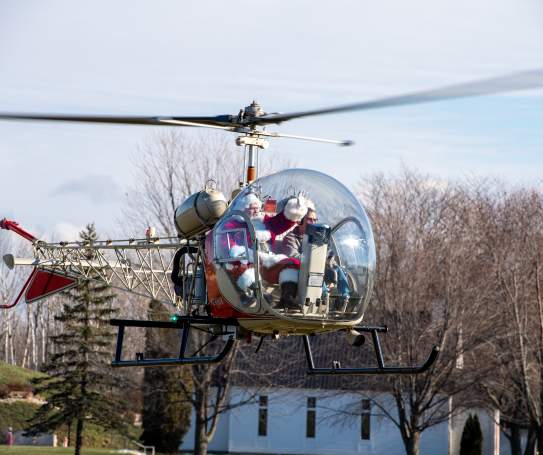 Christmas in the Air at the EAA Aviation Museum in Oshkosh Wisconsin