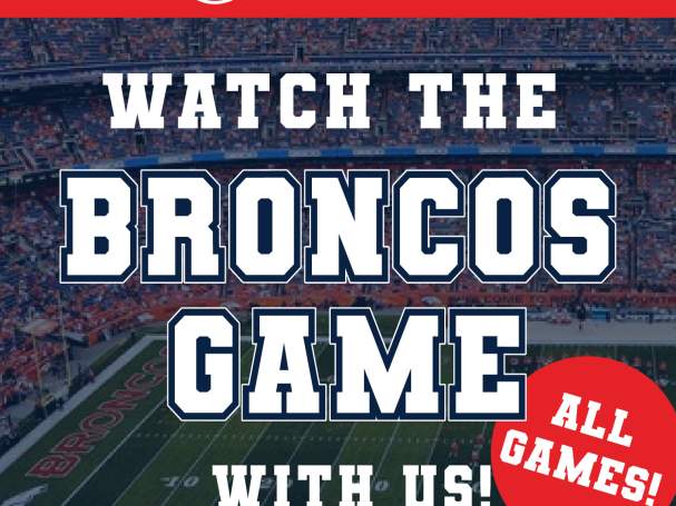 Watch Broncos Games at Left Hand